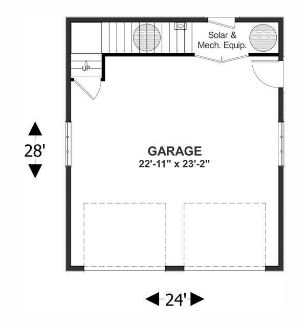 Lower Level Floorplan image of The Sovereign Cottage House Plan